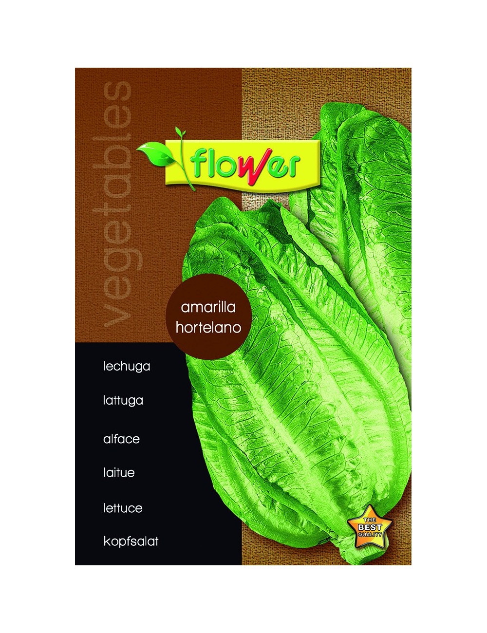 Lechuga amarillo hortelano