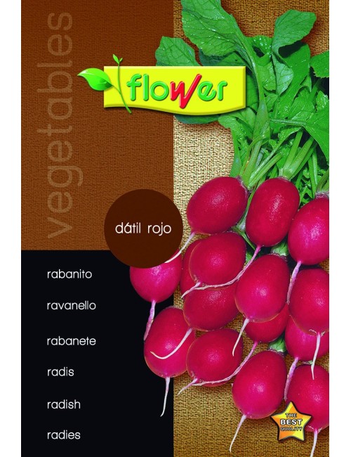 Rabanito dátil rojo
