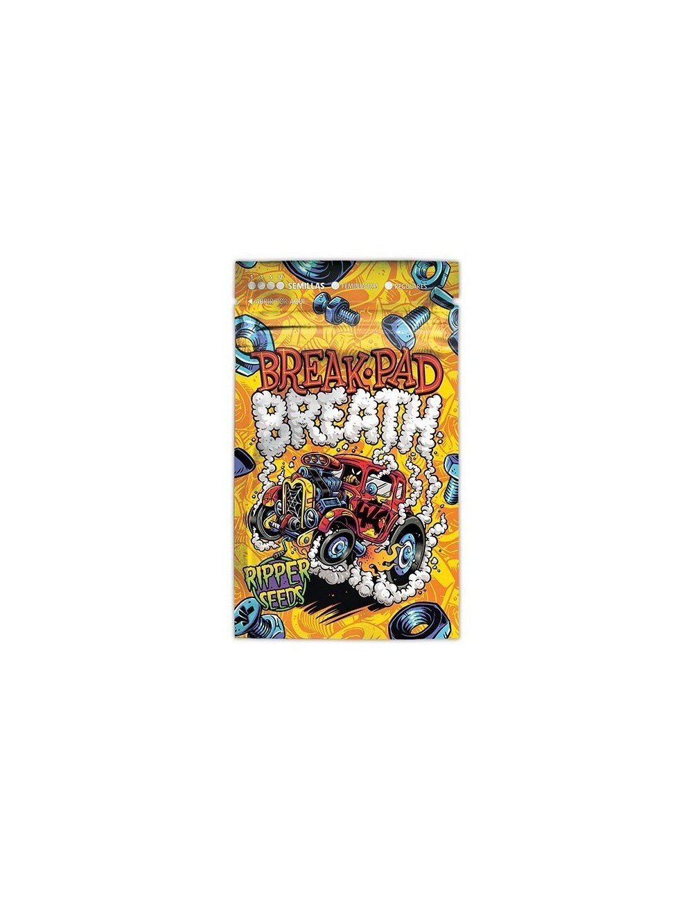 Brake pad breath