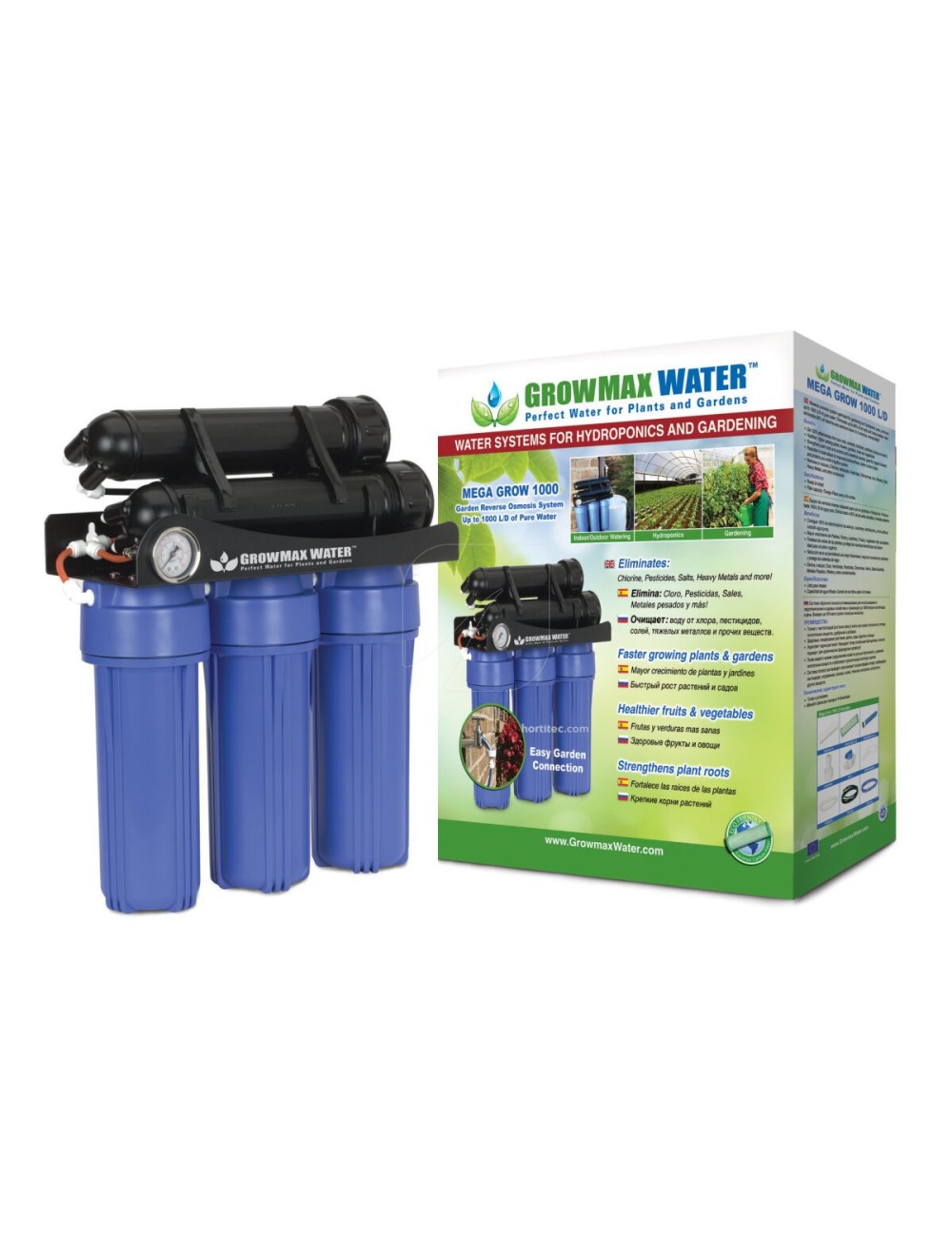 Sistema de ósmosis inversa mega grow 1000 l