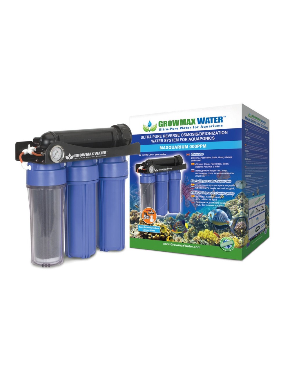 Sistema de osmosis inversa + des-ionización maxquarium 000 ppm