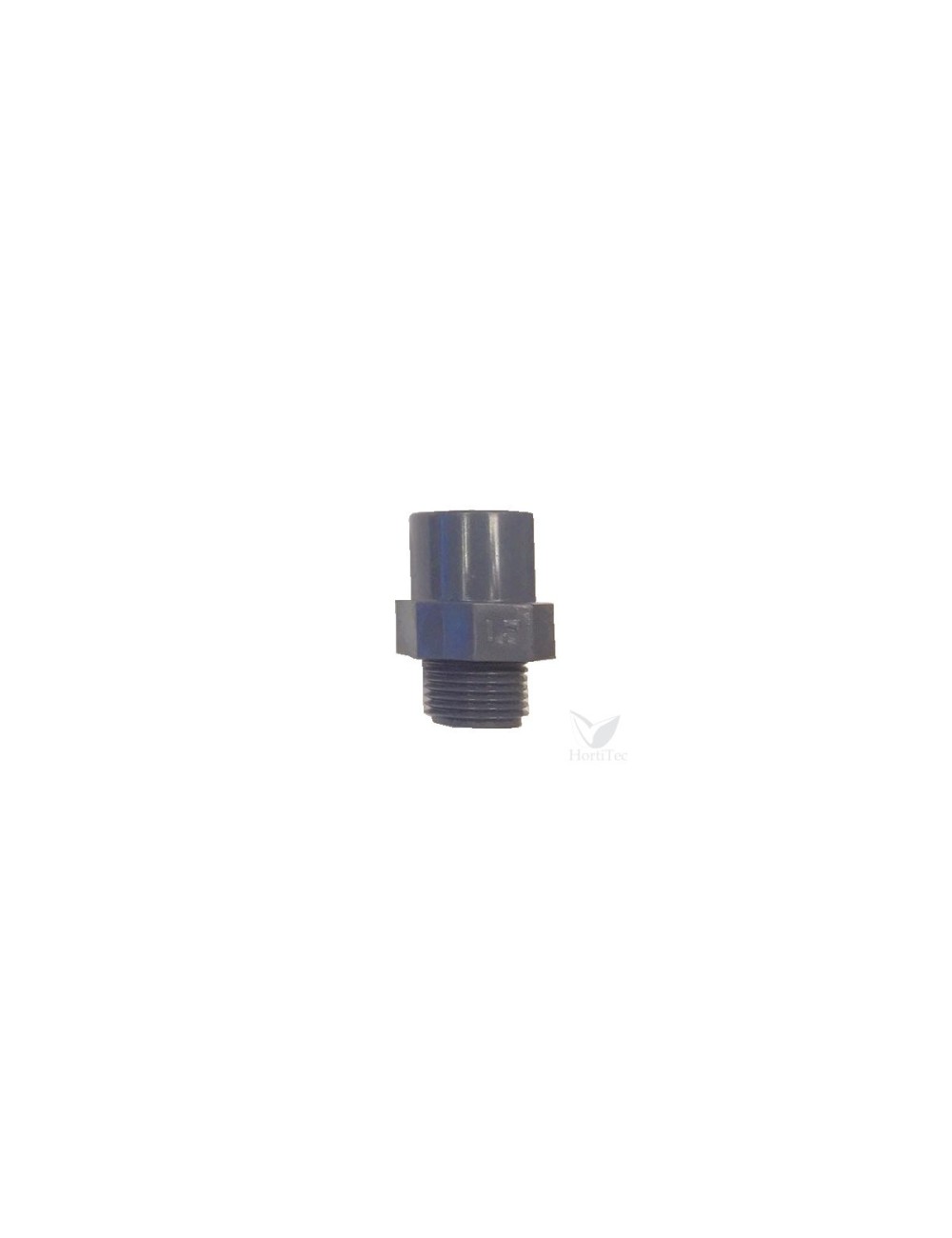Terminal rosca macho flora pvc