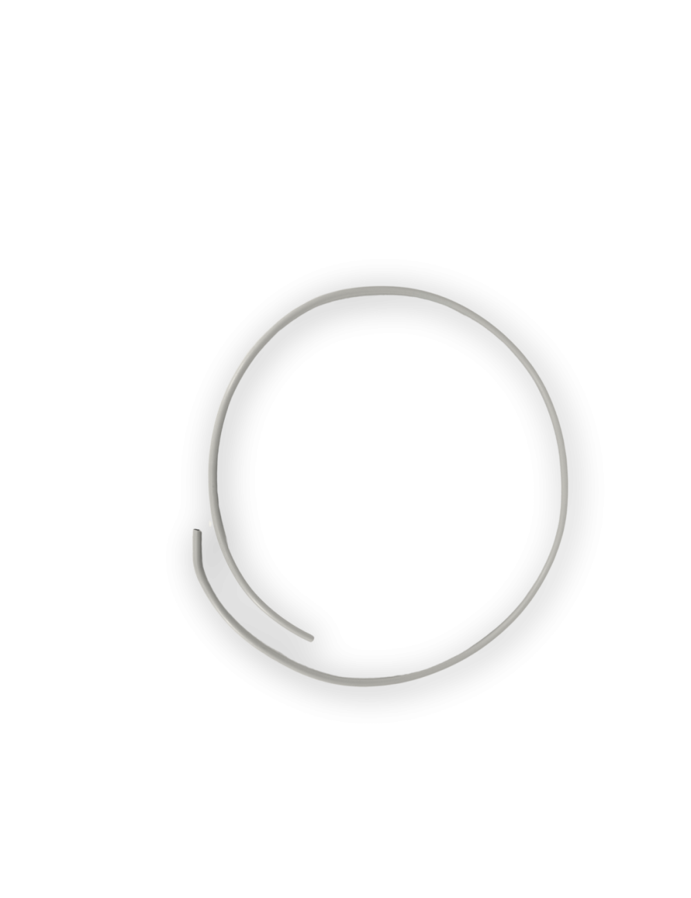 Microtubo blanco 5x3 mm