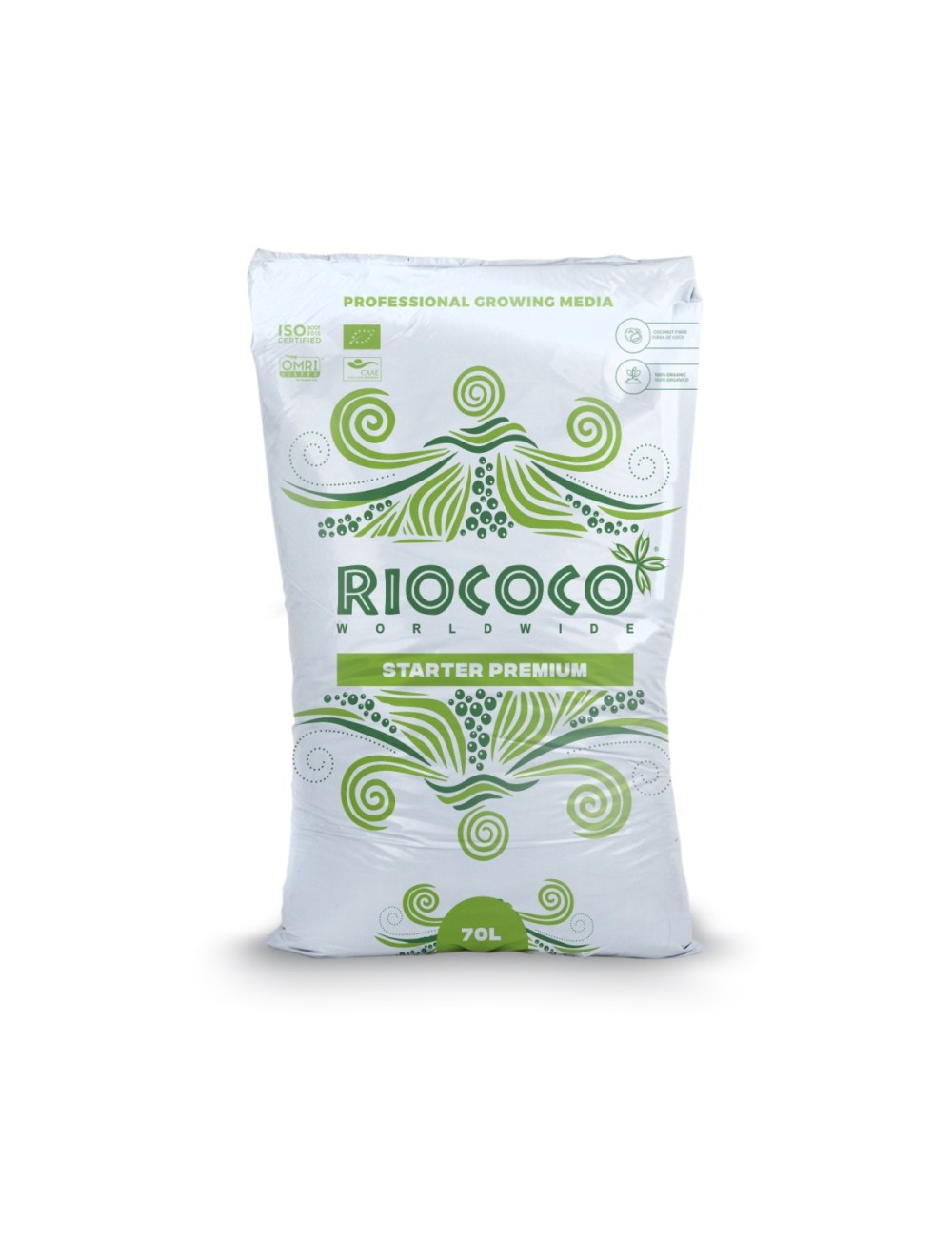Sustrato de coco 70 l starter premium riococo