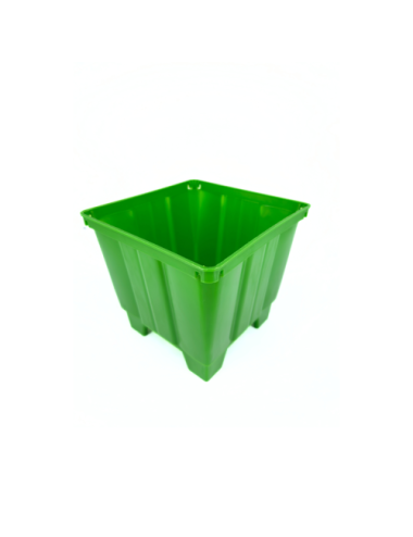 Maceta cuadrada verde