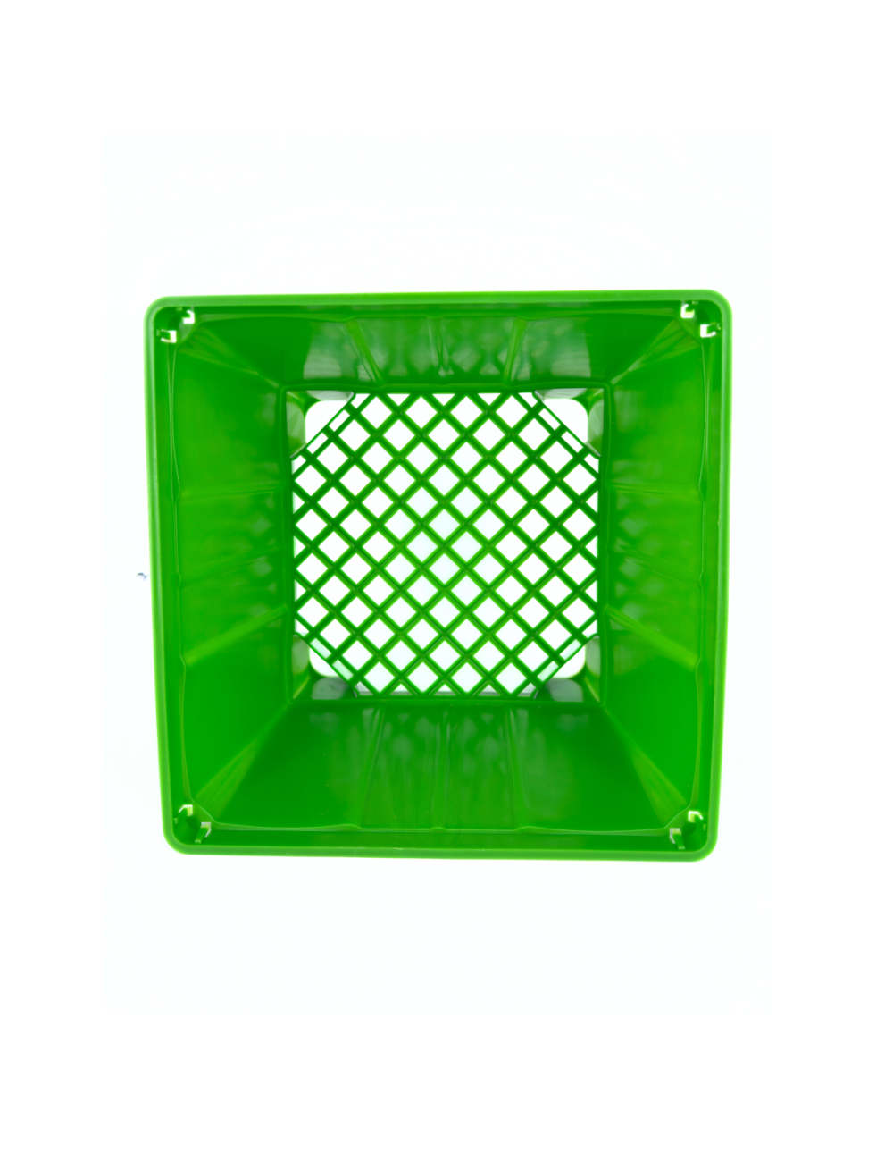 Maceta cuadrada verde