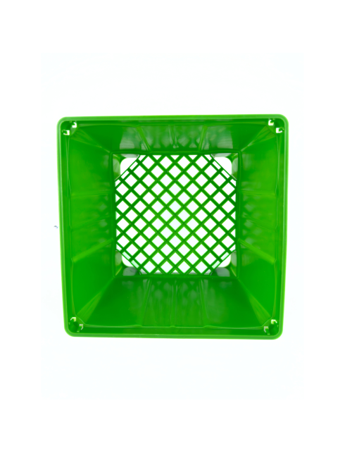Maceta cuadrada verde