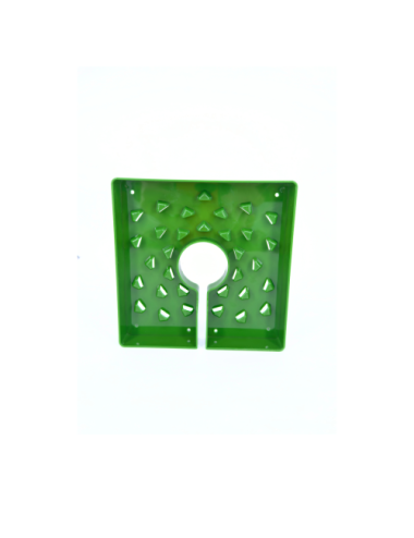 Tapa de maceta cuadrada verde