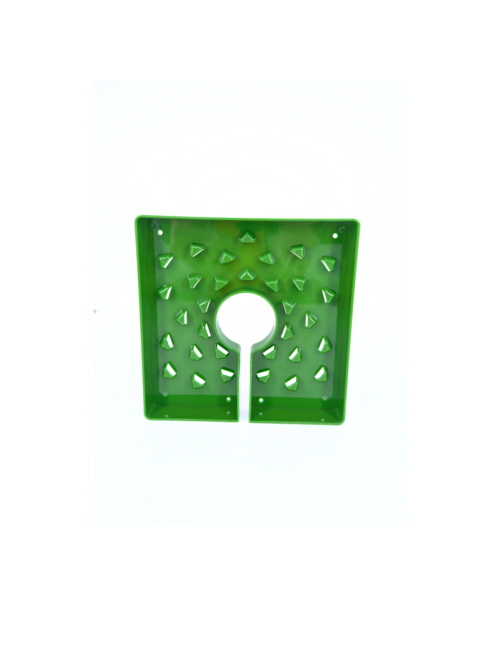 Tapa de maceta cuadrada verde