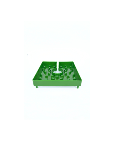 Tapa de maceta cuadrada verde