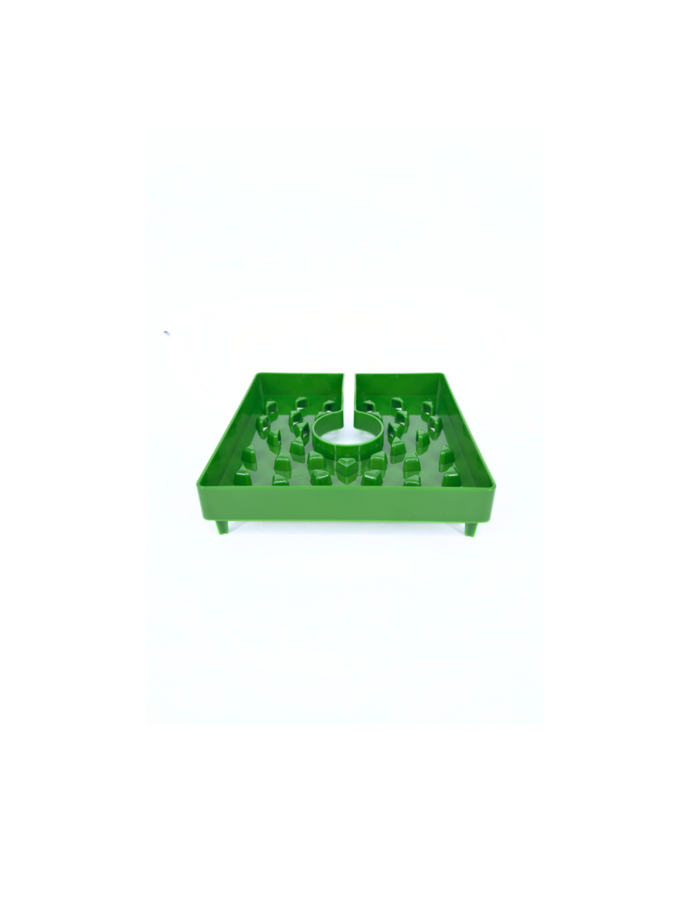 Tapa de maceta cuadrada verde