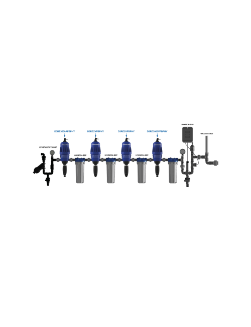 Dosatron max 0,03 a 0,3%-1,25 a 11ml/gal d3re3000bpvfhy