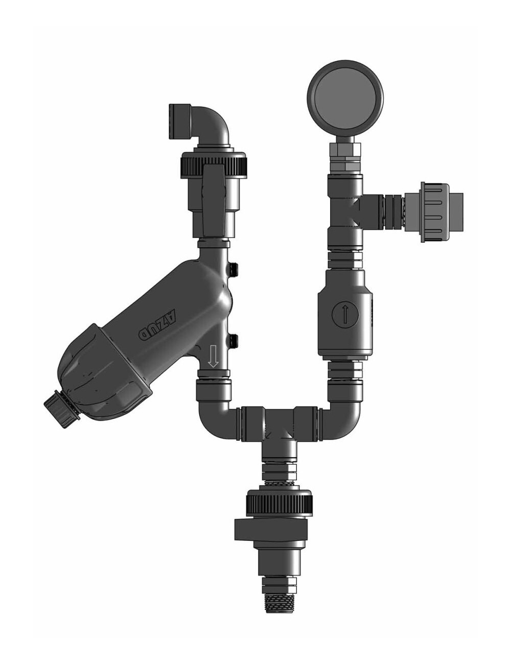 Kit inicio para bomba lo-flo 3/4" (hykstart-std-bsp) dosatron
