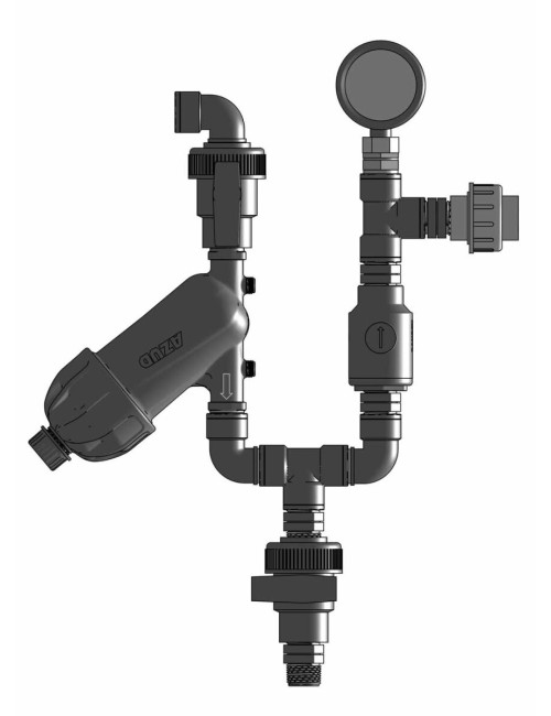 Kit inicio para bomba lo-flo 3/4" (hykstart-std-bsp) dosatron