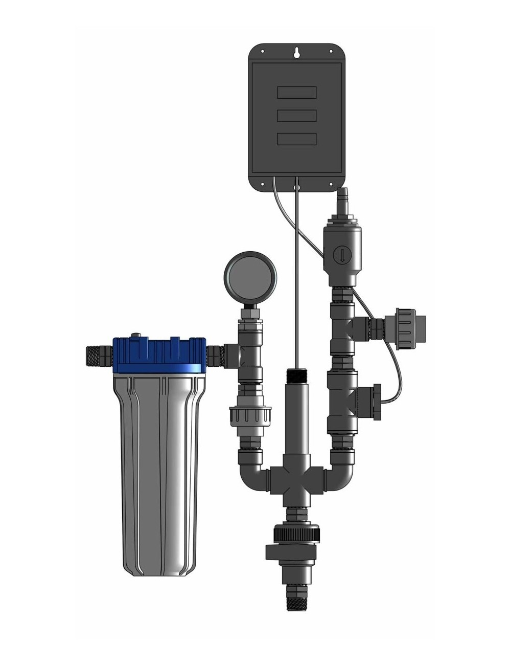 Kit para monitor guardian in-line 3/4" (hyknomon-bsp) dosatron