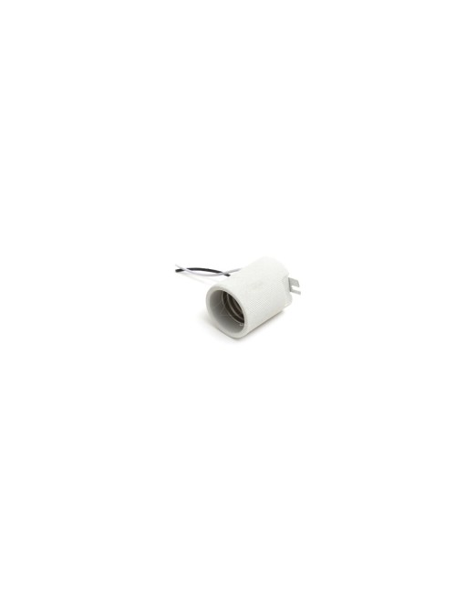 Casquillo portalámparas porcelana e40