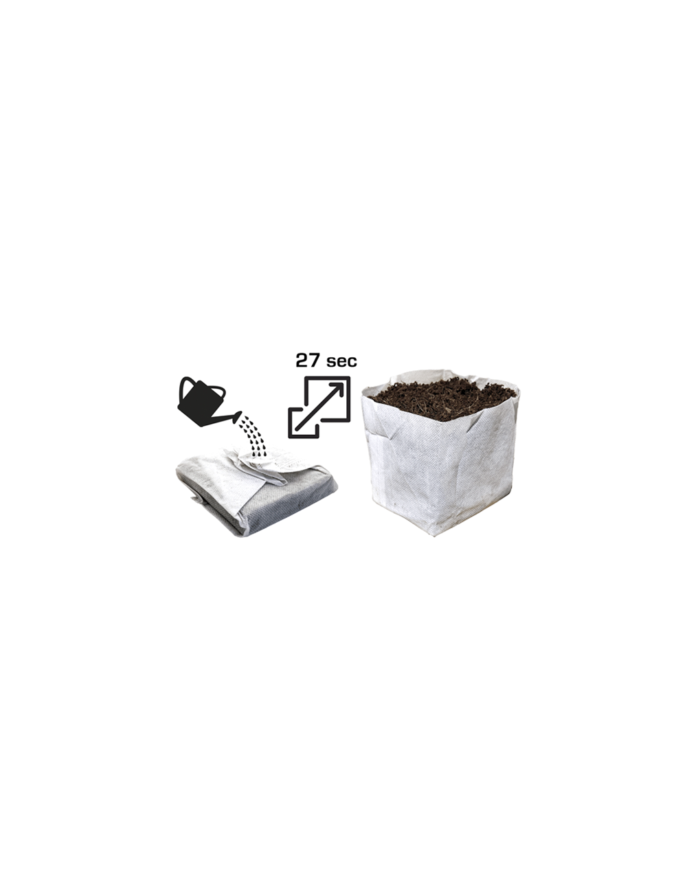 Rapidrize coco block house & garden