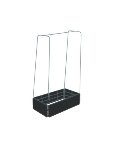 Mini grow bed con estructura metálica