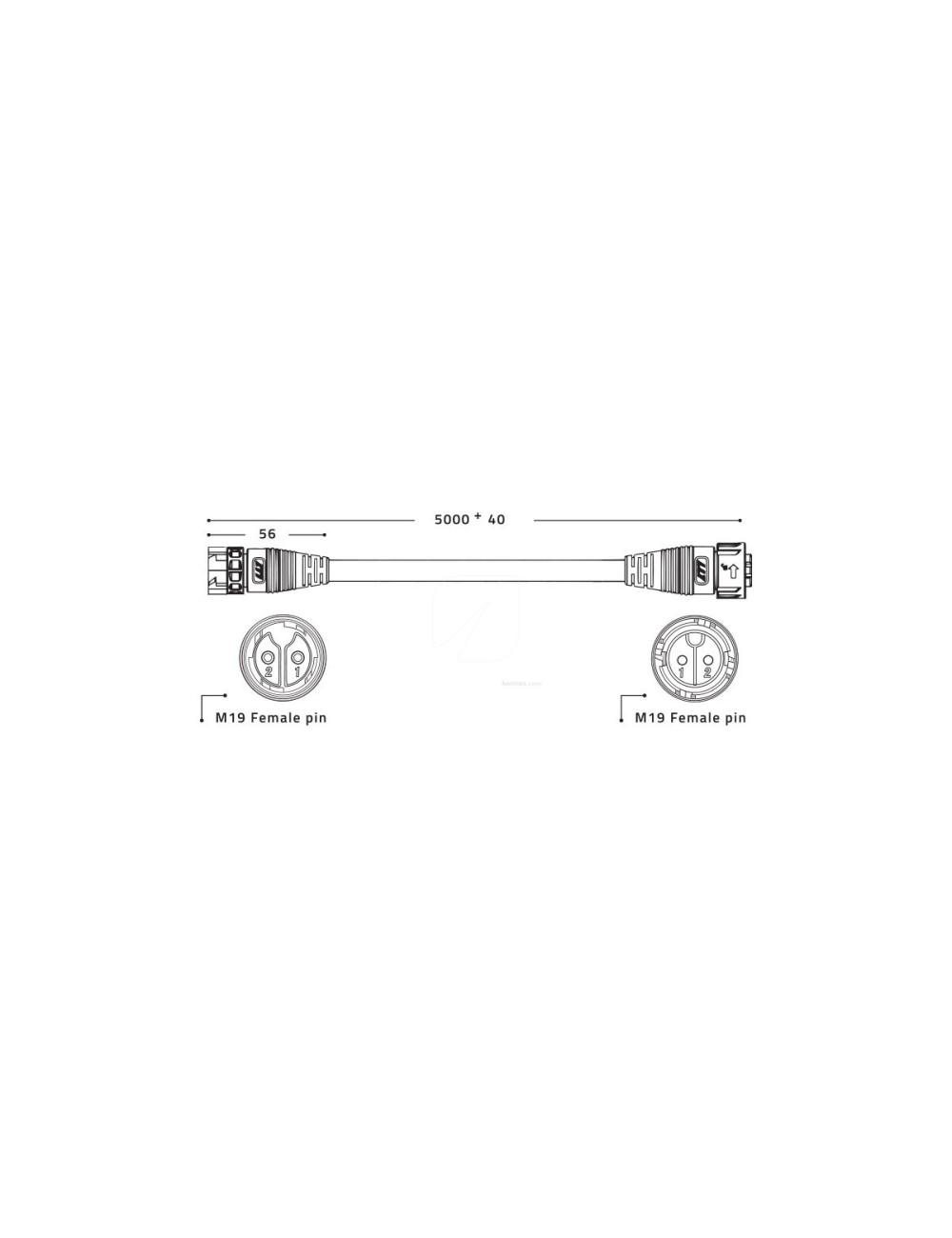 Cables de extensión 5 m driver remote zeus (2 uds)