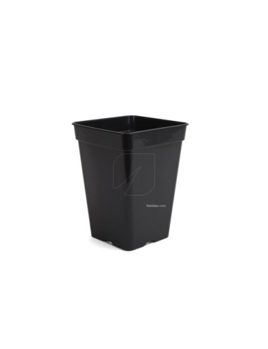 Maceta cuadrada negra