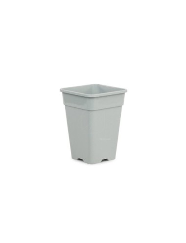 Maceta cuadrada blanca