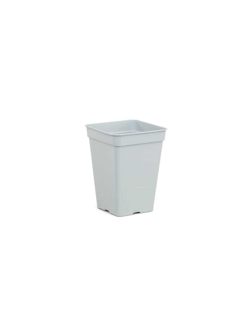 Maceta cuadrada blanca