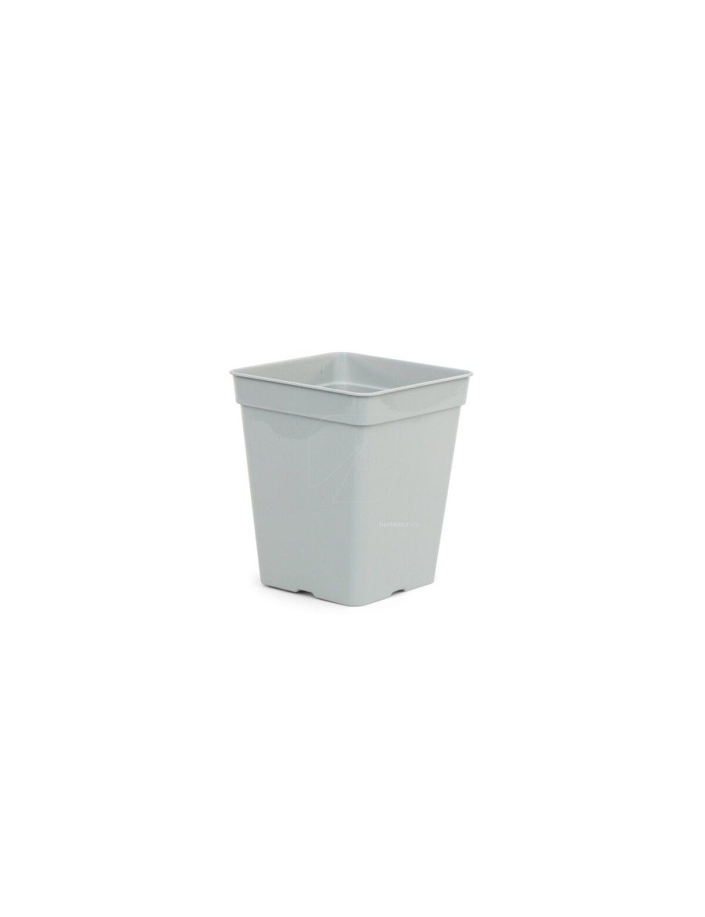 Maceta cuadrada blanca