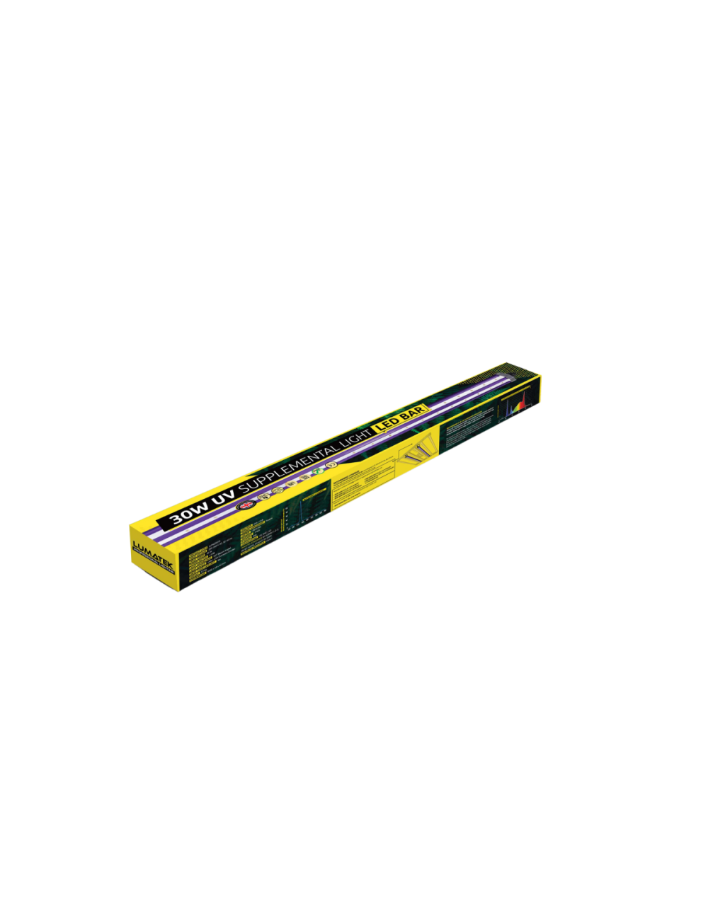 Barra led uv 30 w sin cables