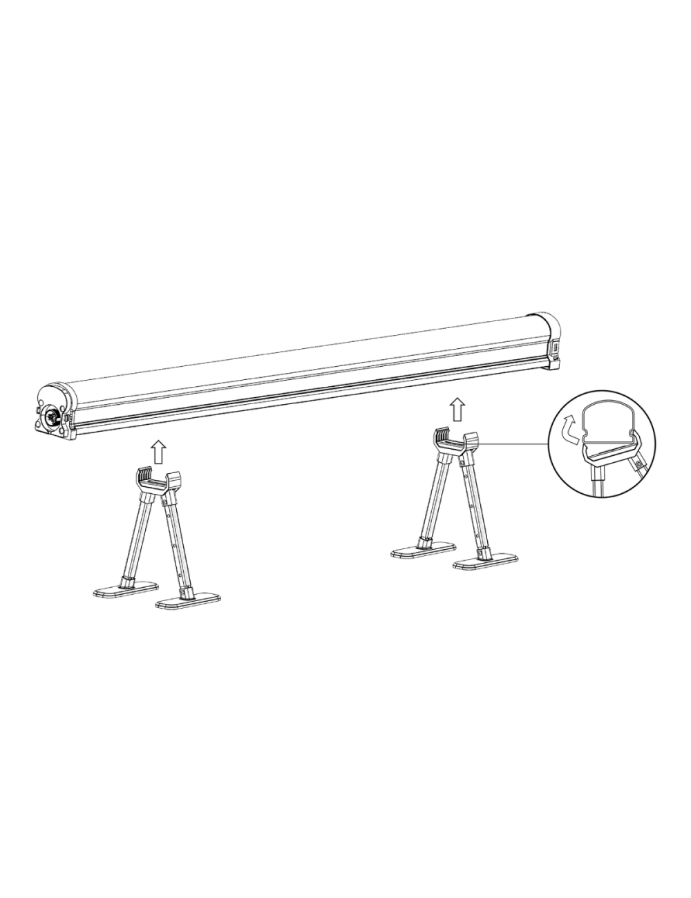 Stands ajustables under canopy led  faven