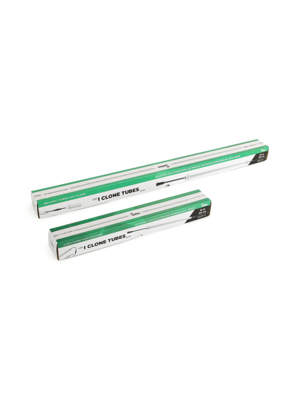 Tubo i-clone led 2x10w solux