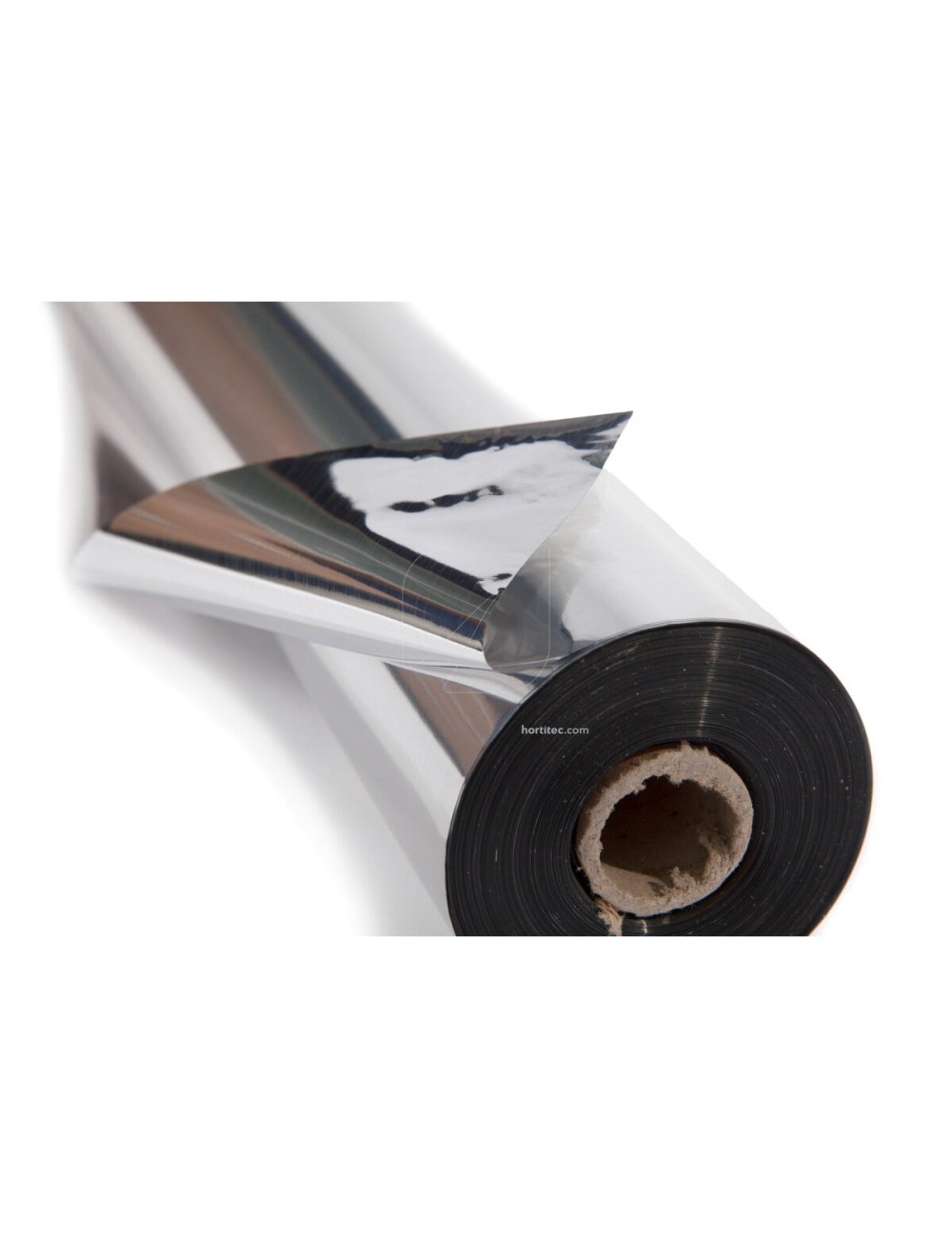 Plástico mylar ultra plateado 100 x 1,4 m x 35µm