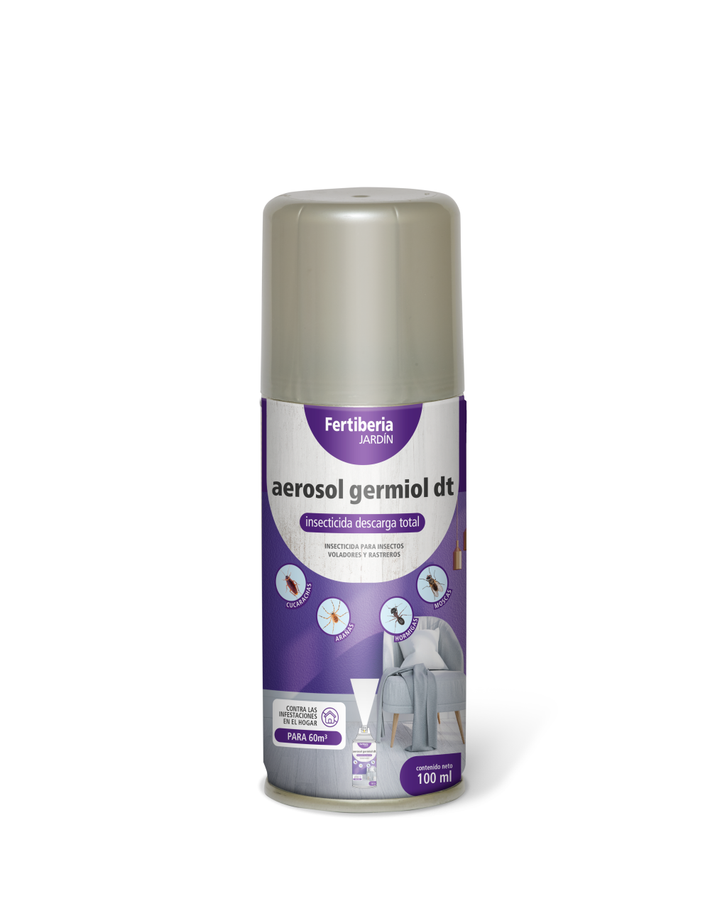 Bomba insecticida descarga total 100 ml