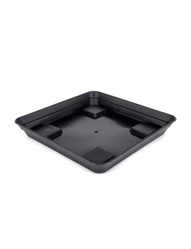 Plato cuadrado compatible con maceta 18-20-22 cm