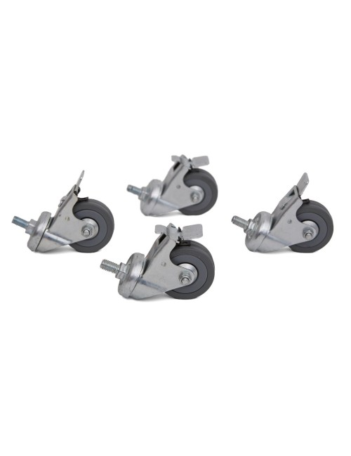 Kit ruedas soporte bandeja eu (4 uds)