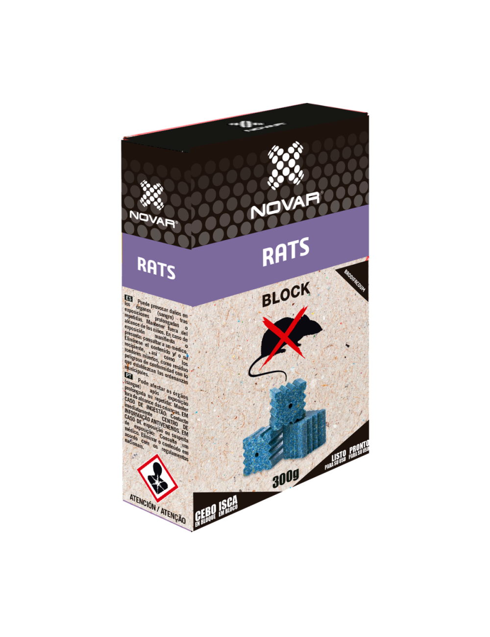 Block rats brodifacoum 300 gr vithal