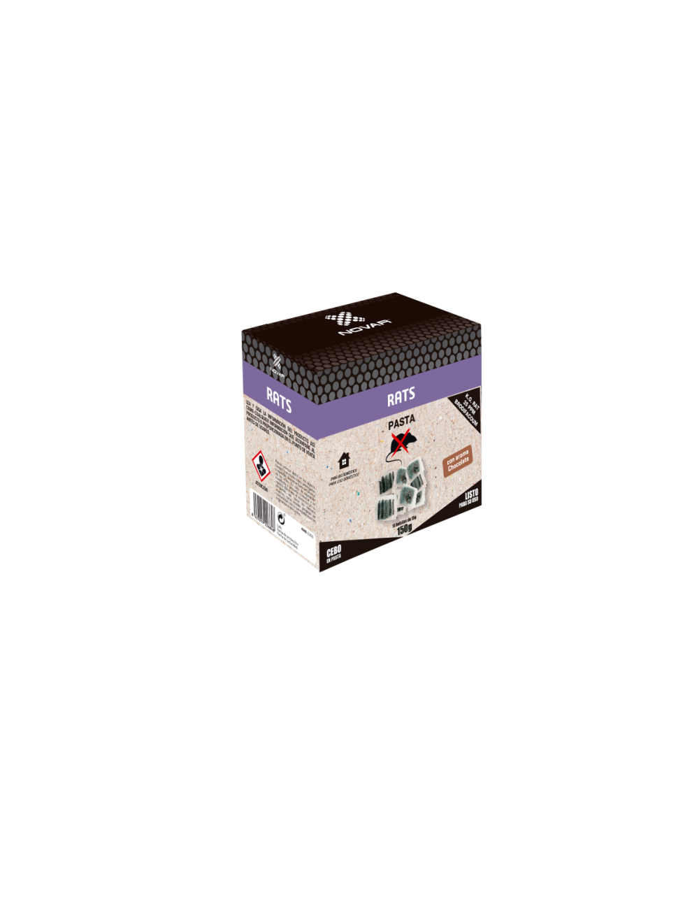 Cebo fresco brodifacoum 150 gr novar