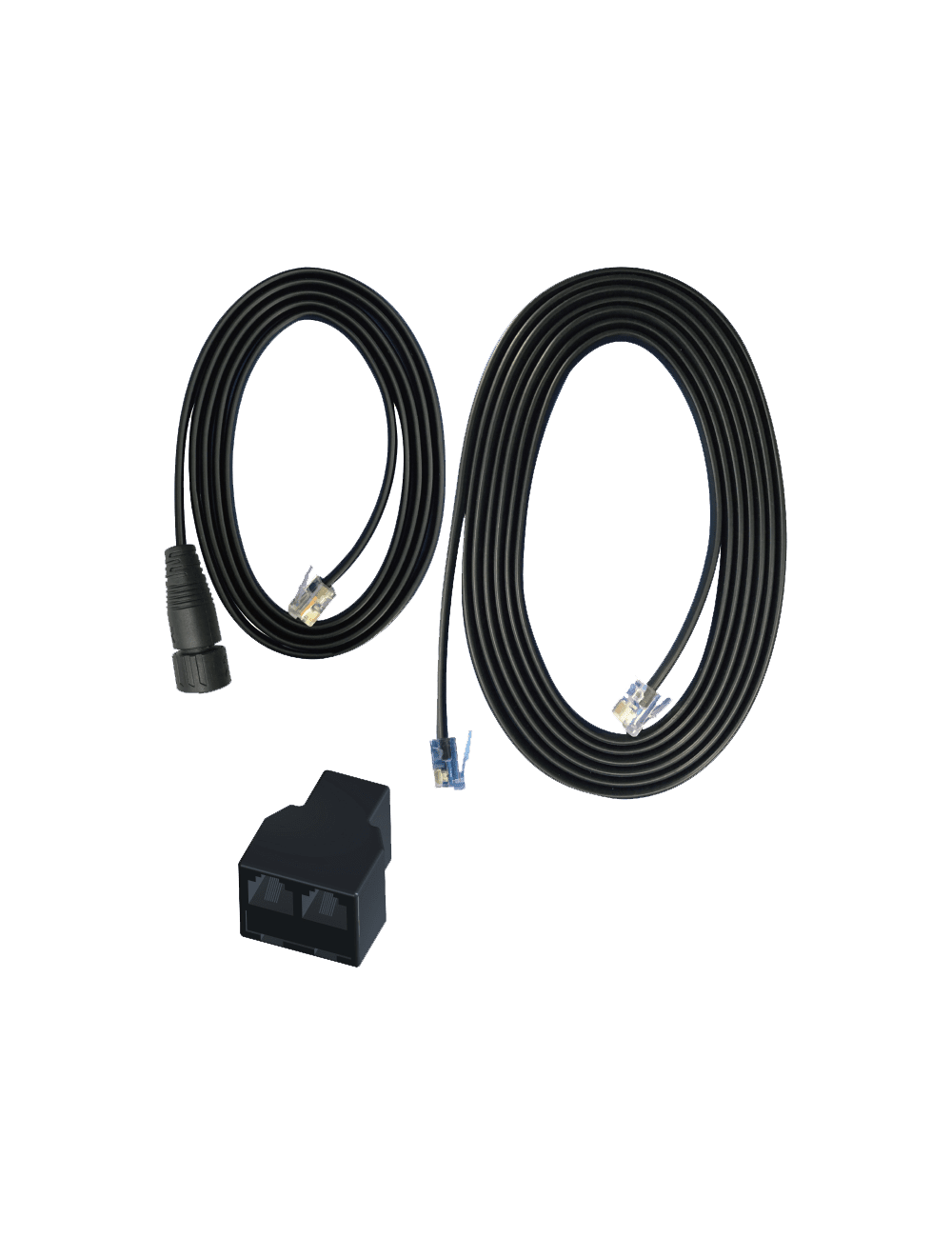 (dcc-1) cable interconexion resistente al agua rj12 a m16 x