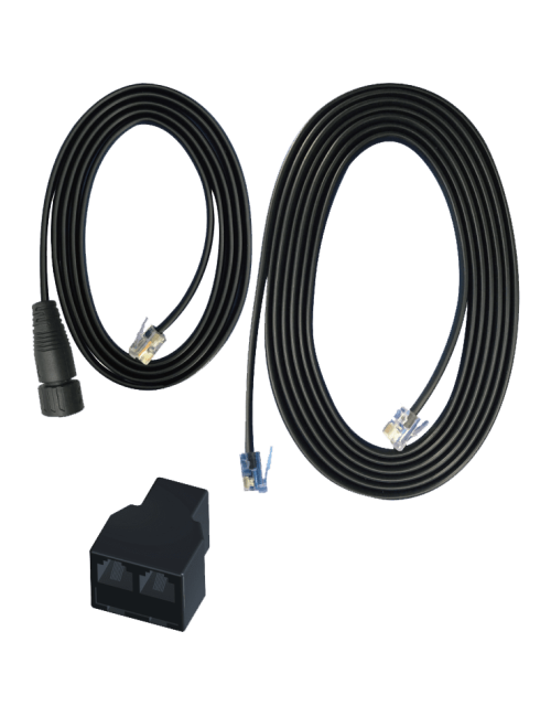 (dcc-1) cable interconexion resistente al agua rj12 a m16 x