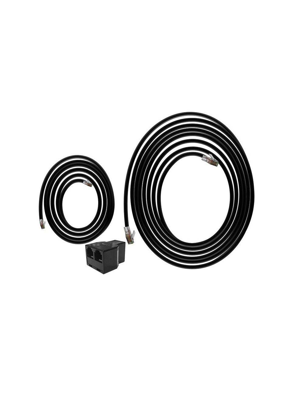 (ecs-1) set de cables extension rj12 trolmaster