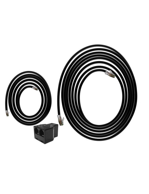 (ecs-1) set de cables extension rj12 trolmaster