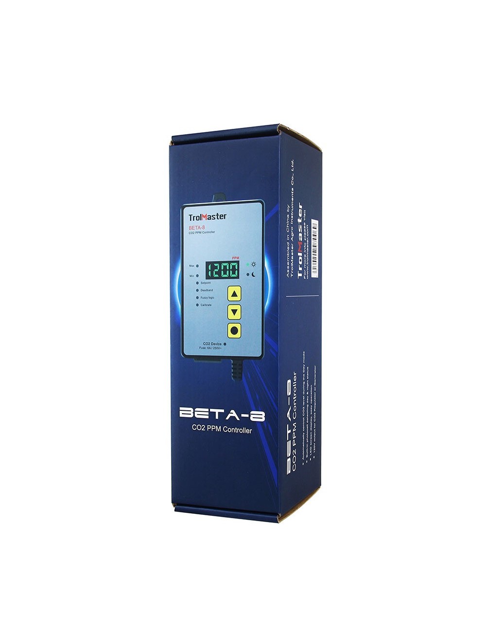 (beta-8) controlador digital co2 ppm para regulador y generador