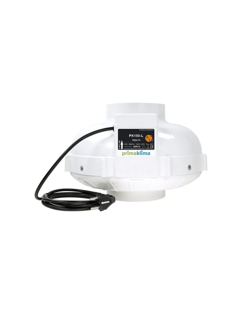 Extractor 1 velocidad prima klima