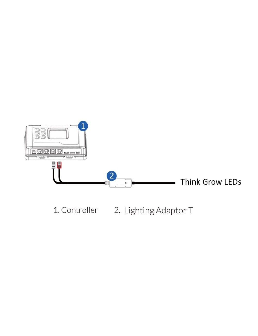 Adaptador de control de iluminación t para led thinkgrow (lma-t) trolmaster