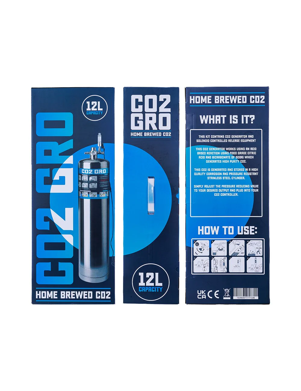 Sistema de co2 diy generation 12 l co2 gro