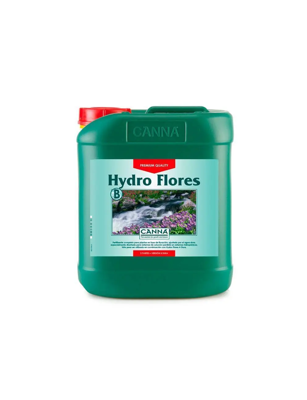 Hydro flores b agua dura canna