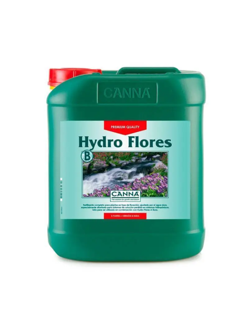 Hydro flores b agua dura canna
