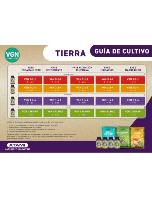 Fertilizante vgn calmag atami