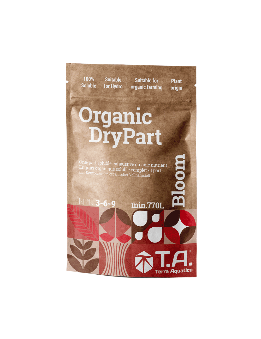 Organic drypart bloom