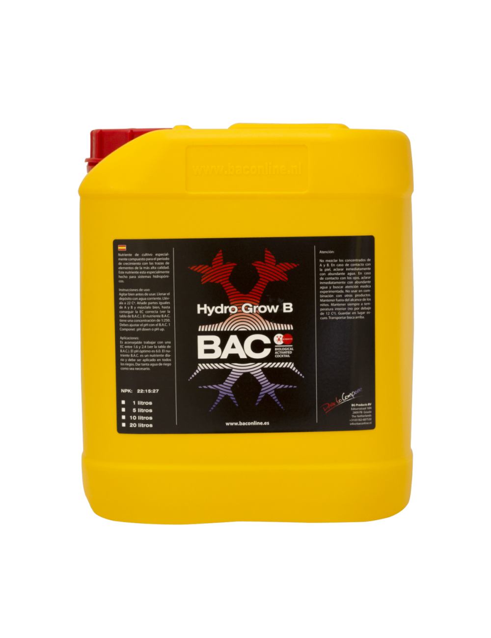 Hydro grow b bac