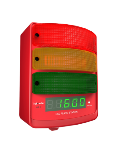 Estación de alarma de co2 con pantalla led (as-2) trolmaster
